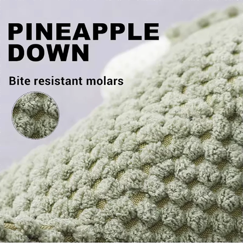 Large plush dog chew toy with squeaker