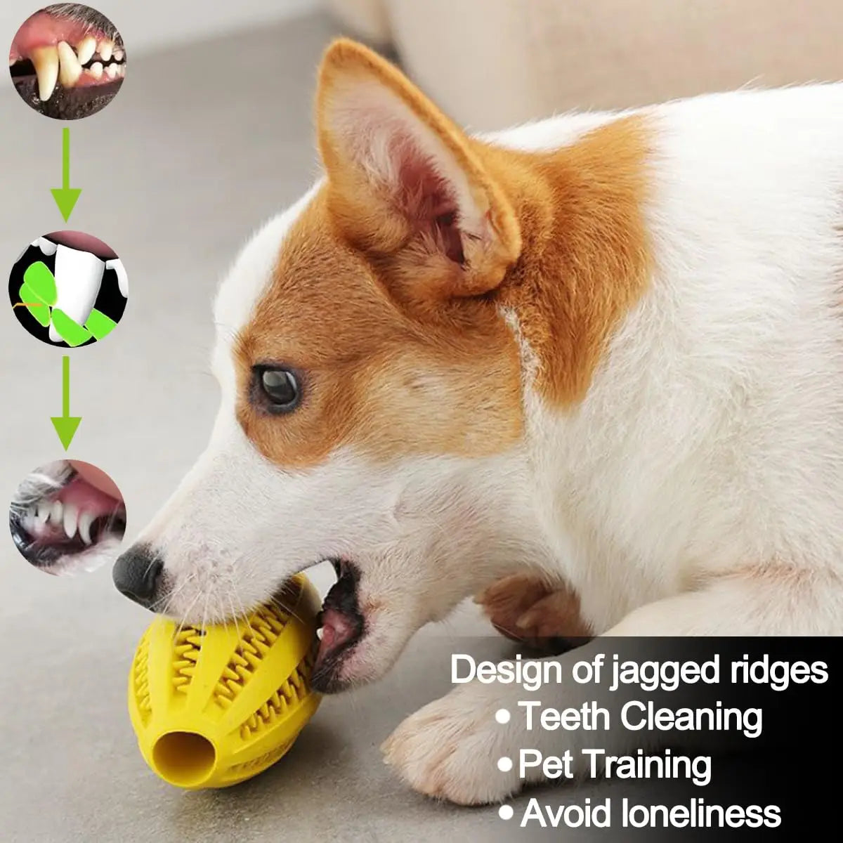 Interactive treat dispensing dog toy