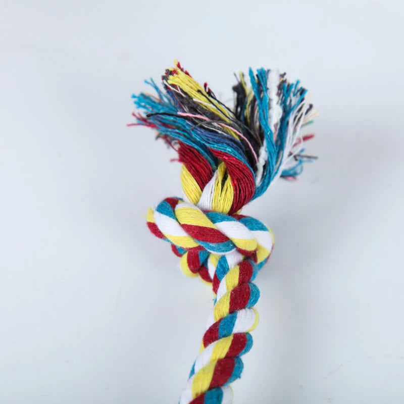 Double knot, cotton rope, dog chew toy, tug and chew toy for dogs