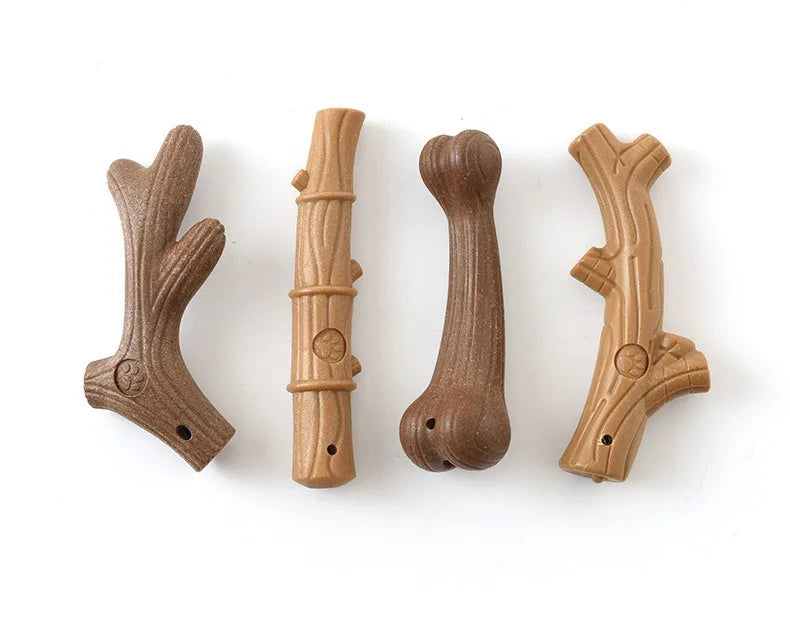 Natural bamboo dog chew toy