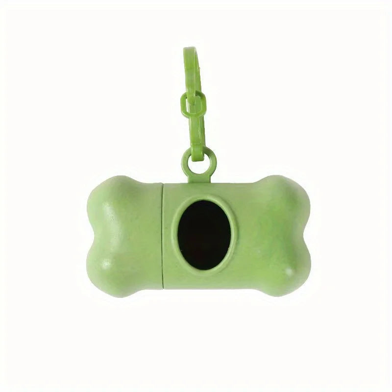 Portable dog poop bag dispenser