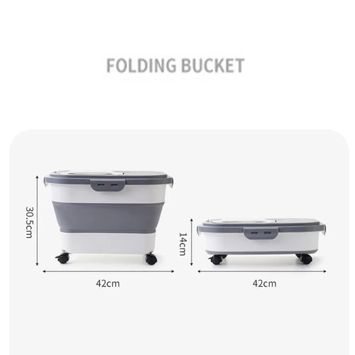 13LB / 33LB Collapsible airtight pet food storage container