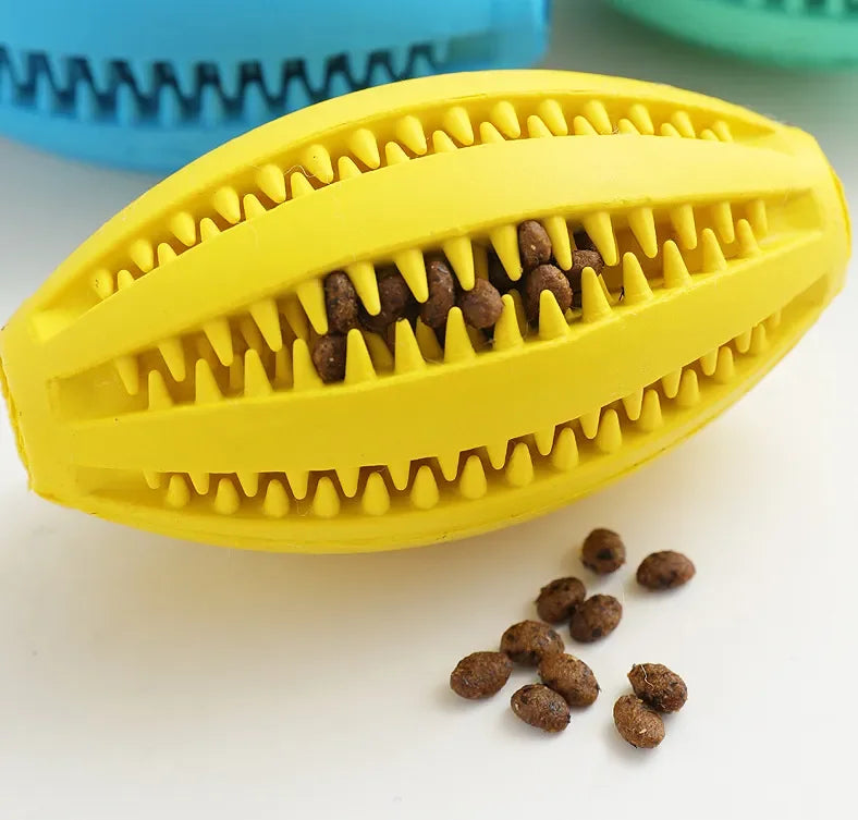 Interactive treat dispensing dog toy