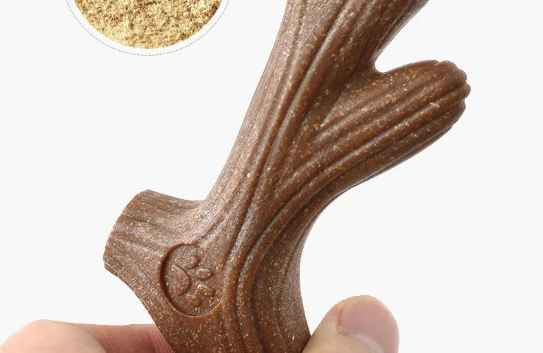 Natural bamboo dog chew toy