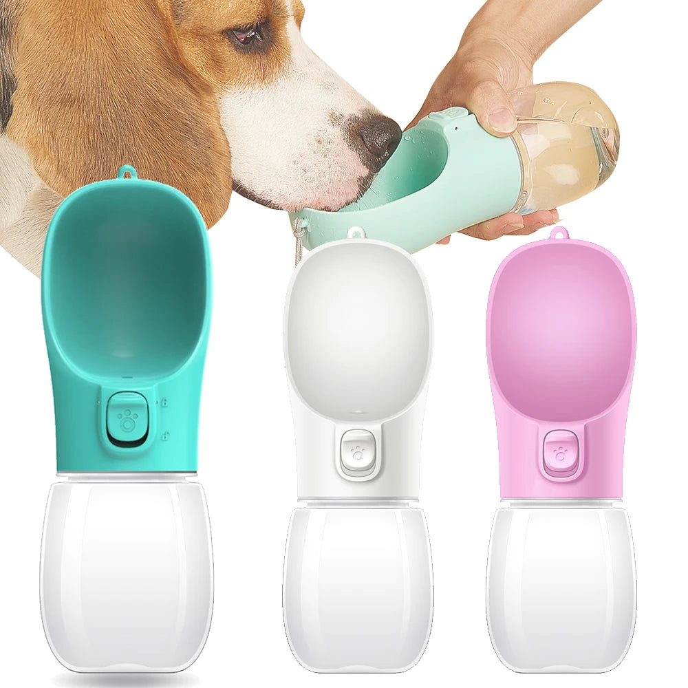 Portable water bottle for dogs