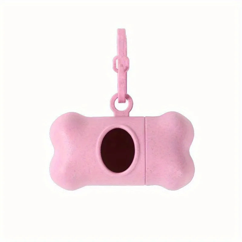 Portable dog poop bag dispenser
