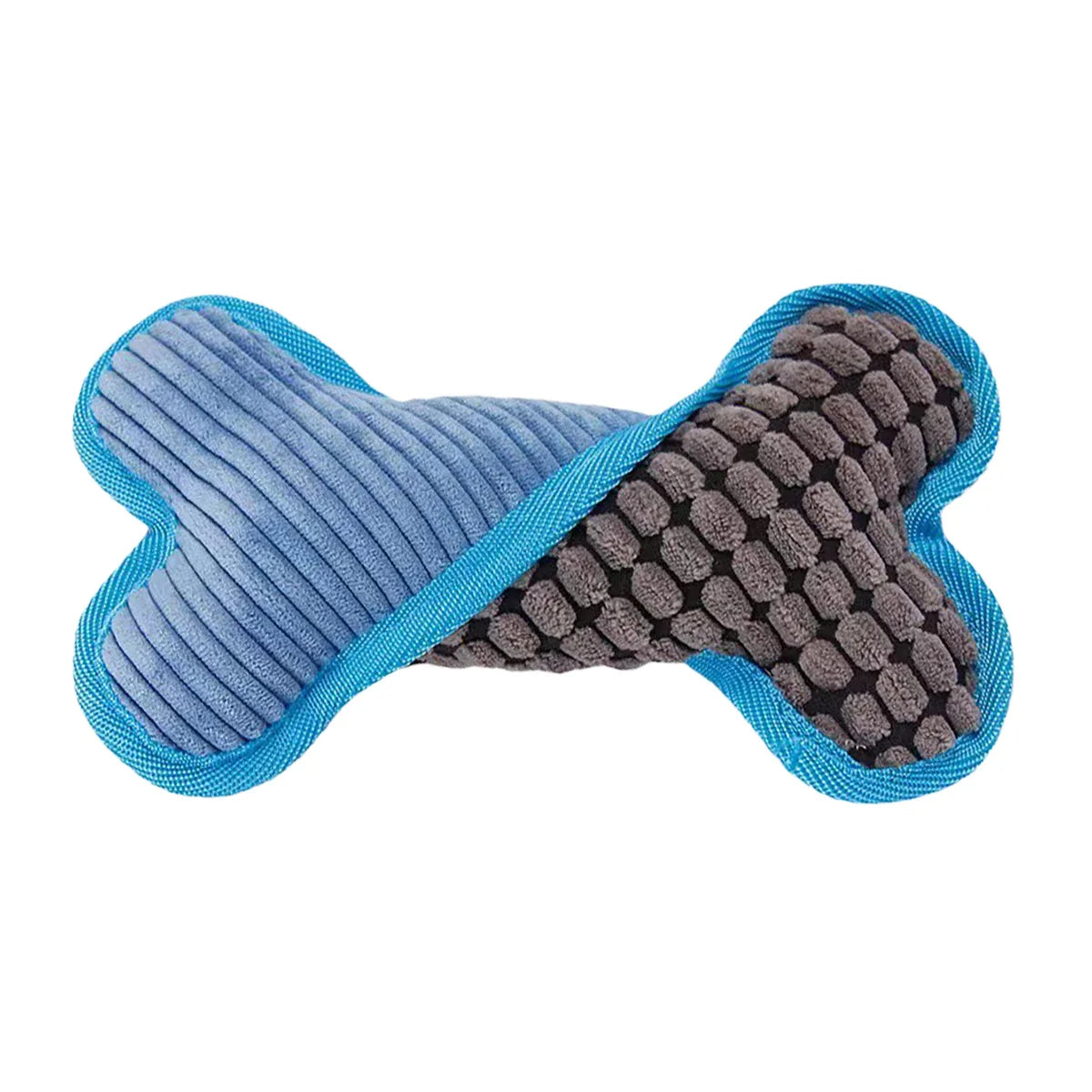 Bone shaped dog toy with squeaker