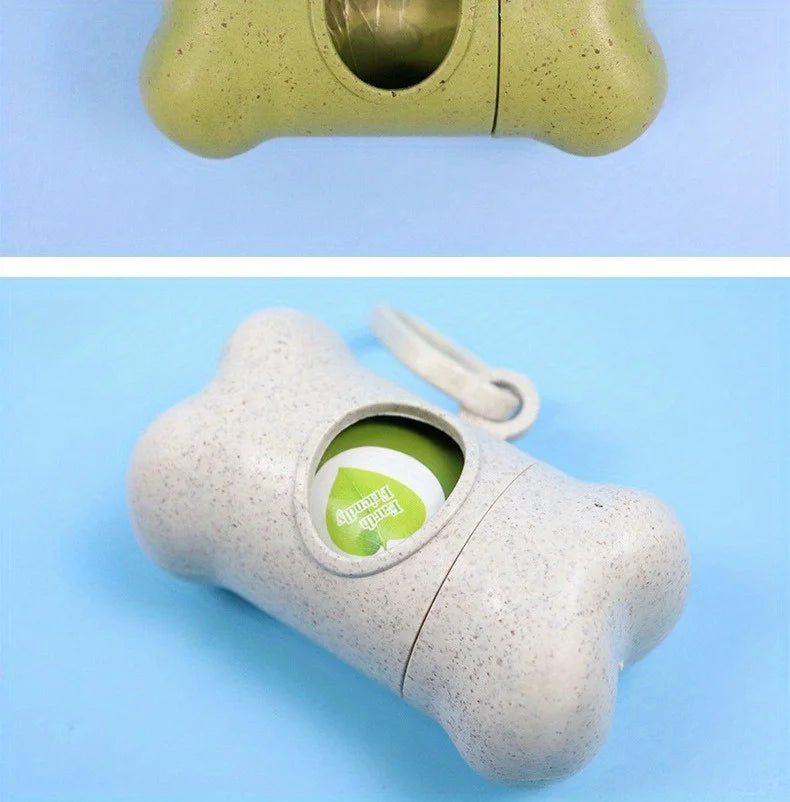 Portable dog poop bag dispenser