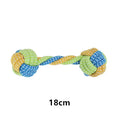Interactive cotton rope dog toy, chew, tug and play