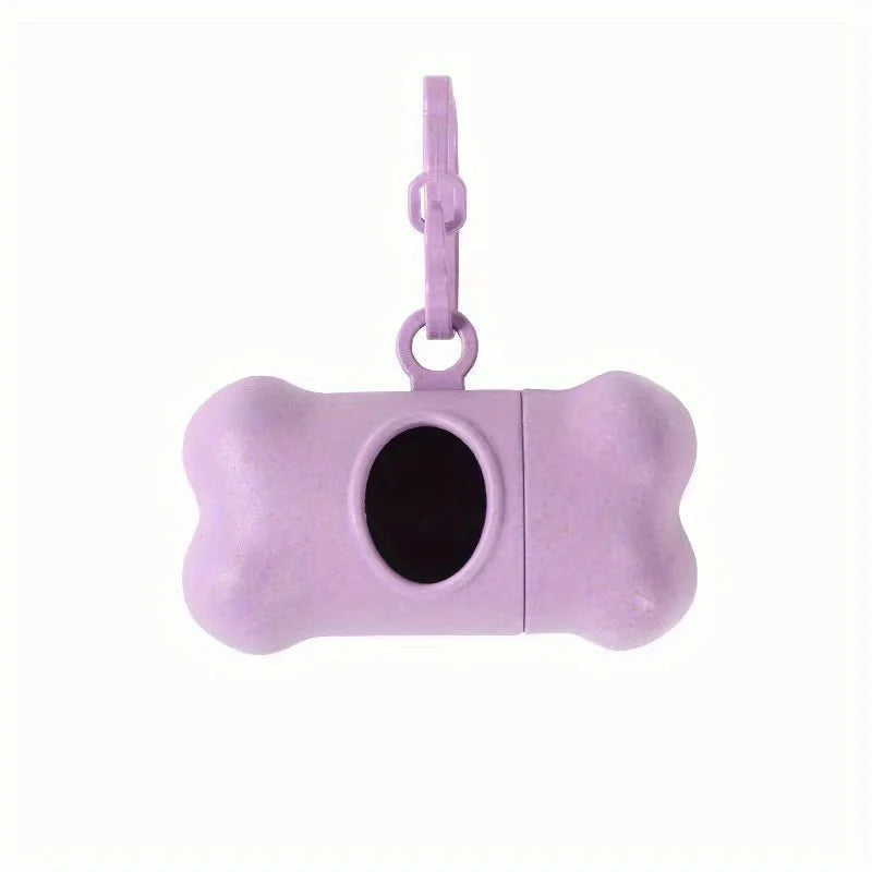 Portable dog poop bag dispenser