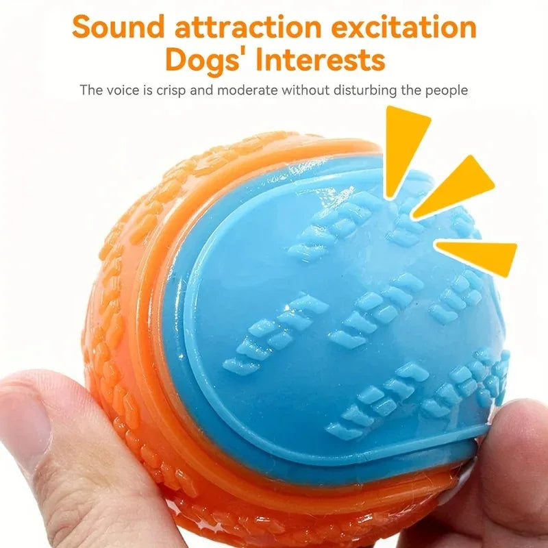 Colourful chew resistant ball