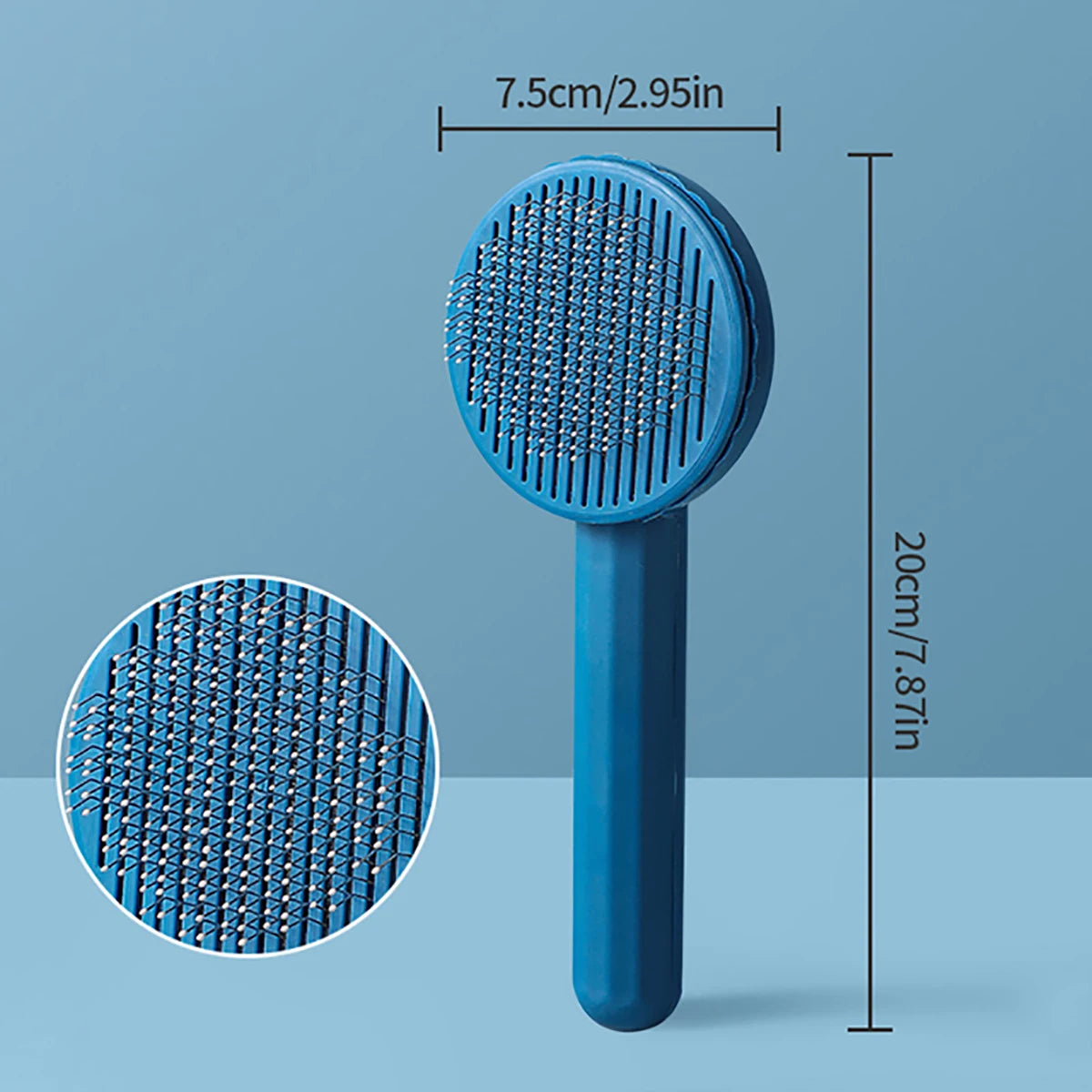 Pet grooming brush