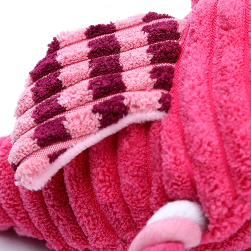 Animal shape plus dog squeaky chew toy