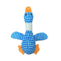 Plush duck squeaky dog toy, soft chew and interactive play toy