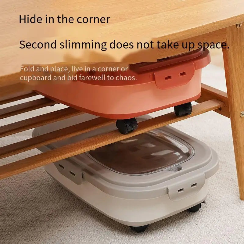 13LB / 33LB Collapsible airtight pet food storage container