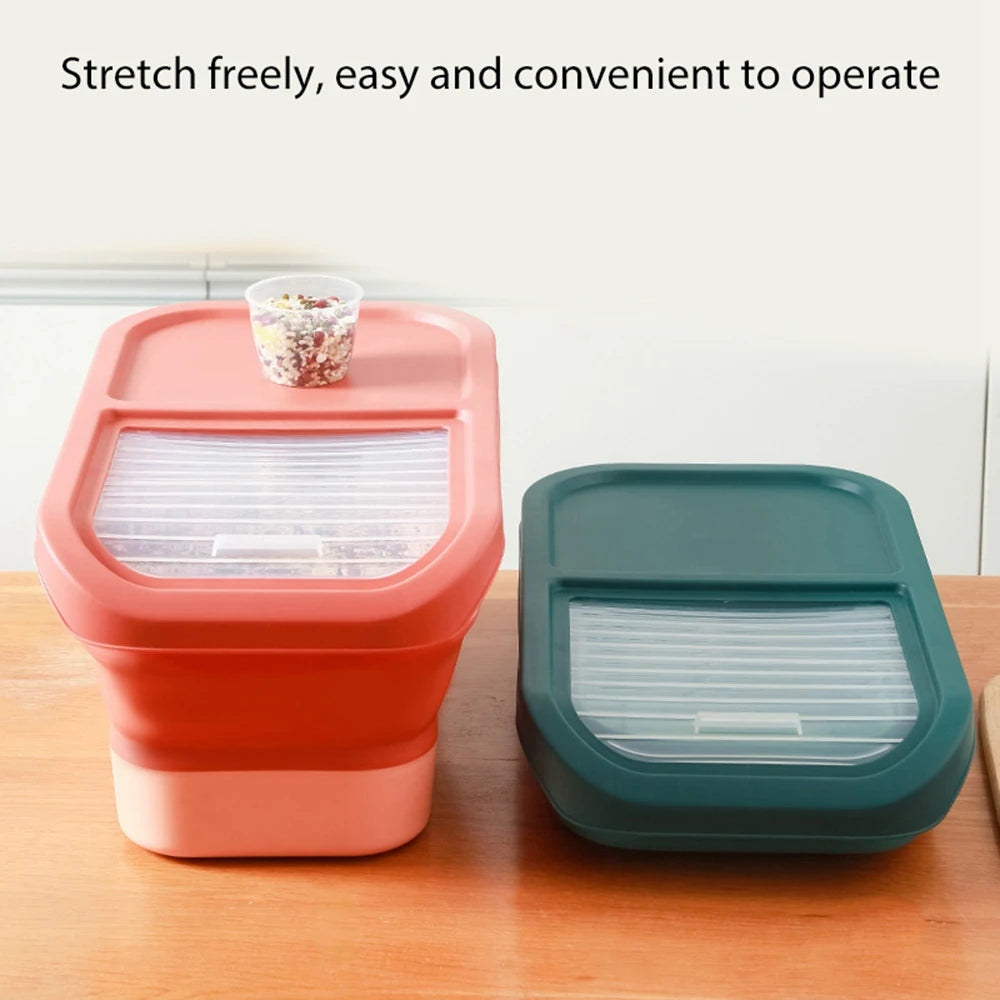 13LB / 33LB Collapsible airtight pet food storage container