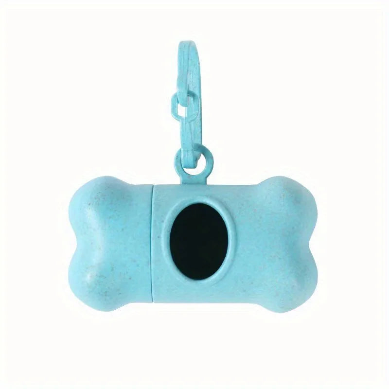 Portable dog poop bag dispenser