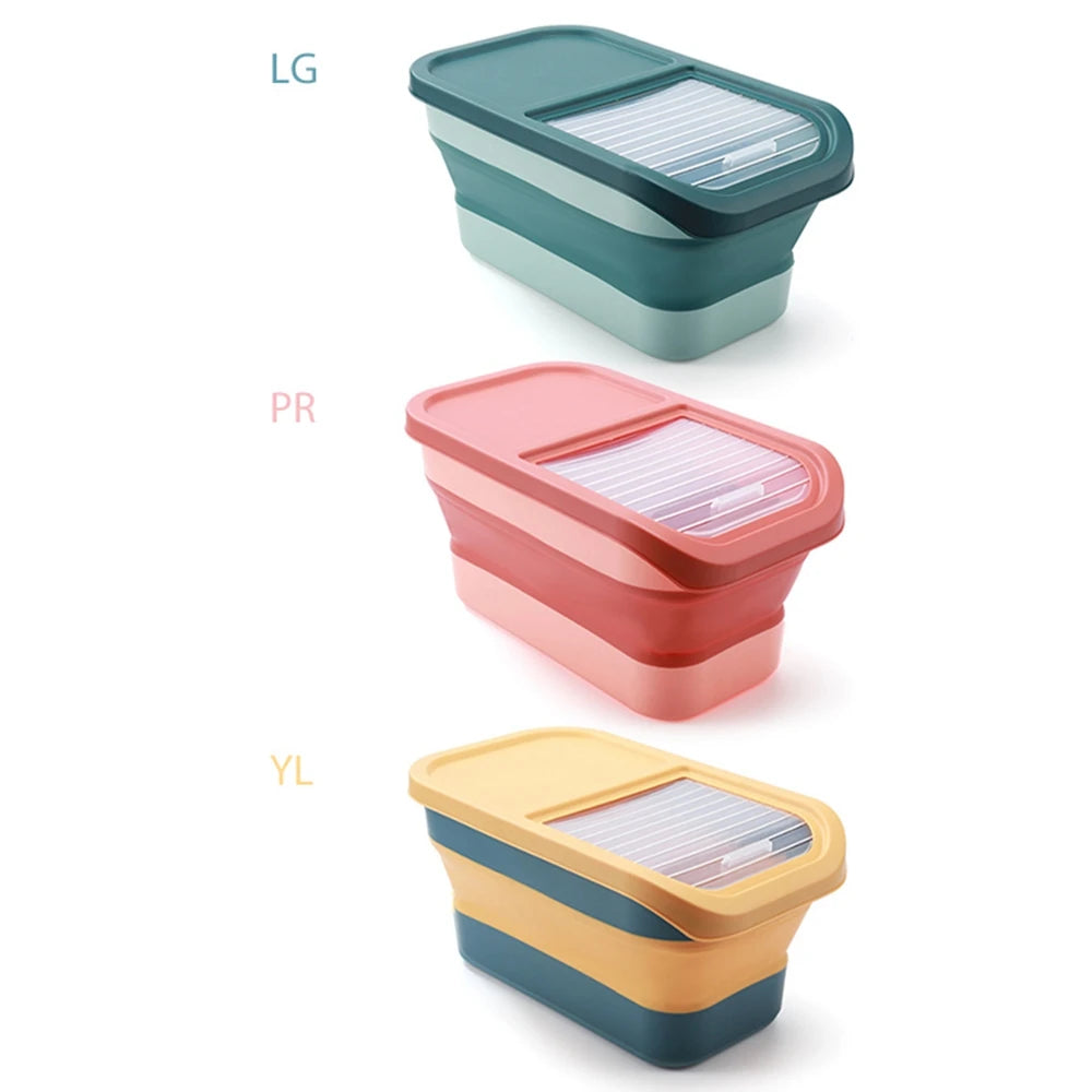 13LB / 33LB Collapsible airtight pet food storage container