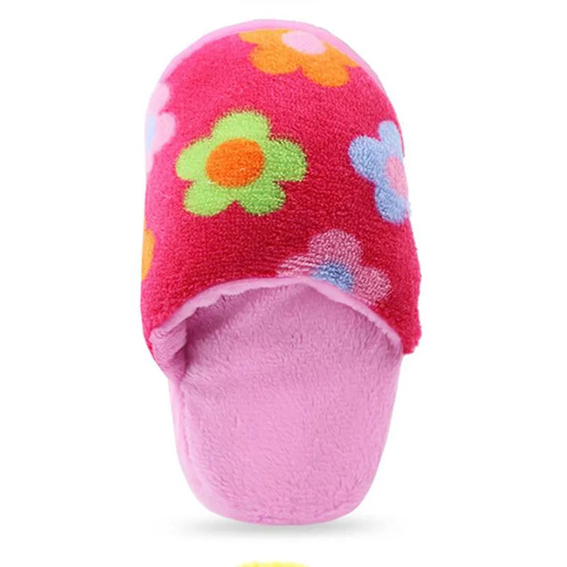 slipper shaped dog toy with squeaker