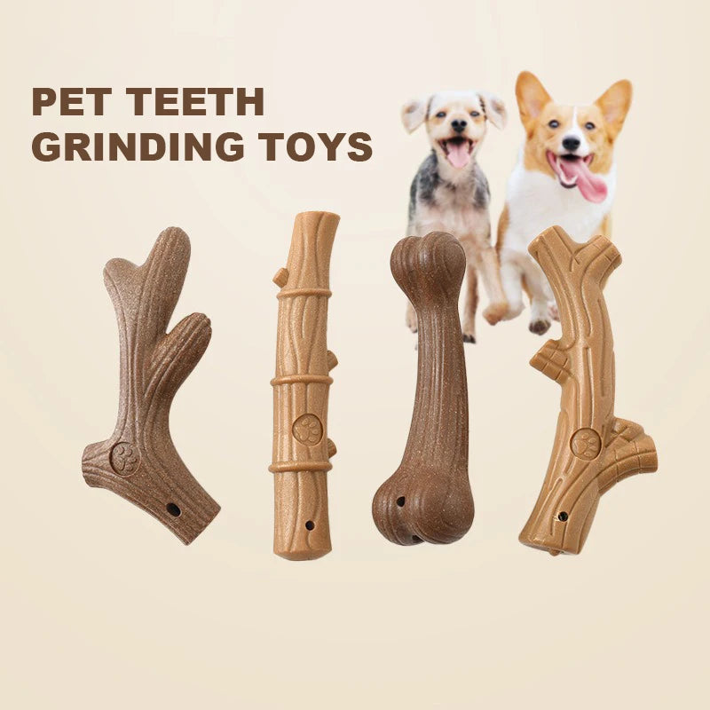 Natural bamboo dog chew toy