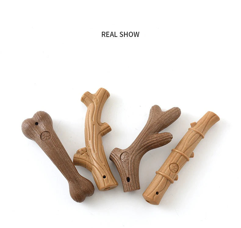 Natural bamboo dog chew toy