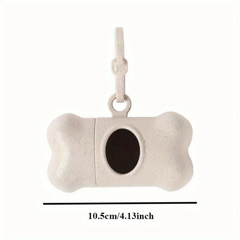 Portable dog poop bag dispenser