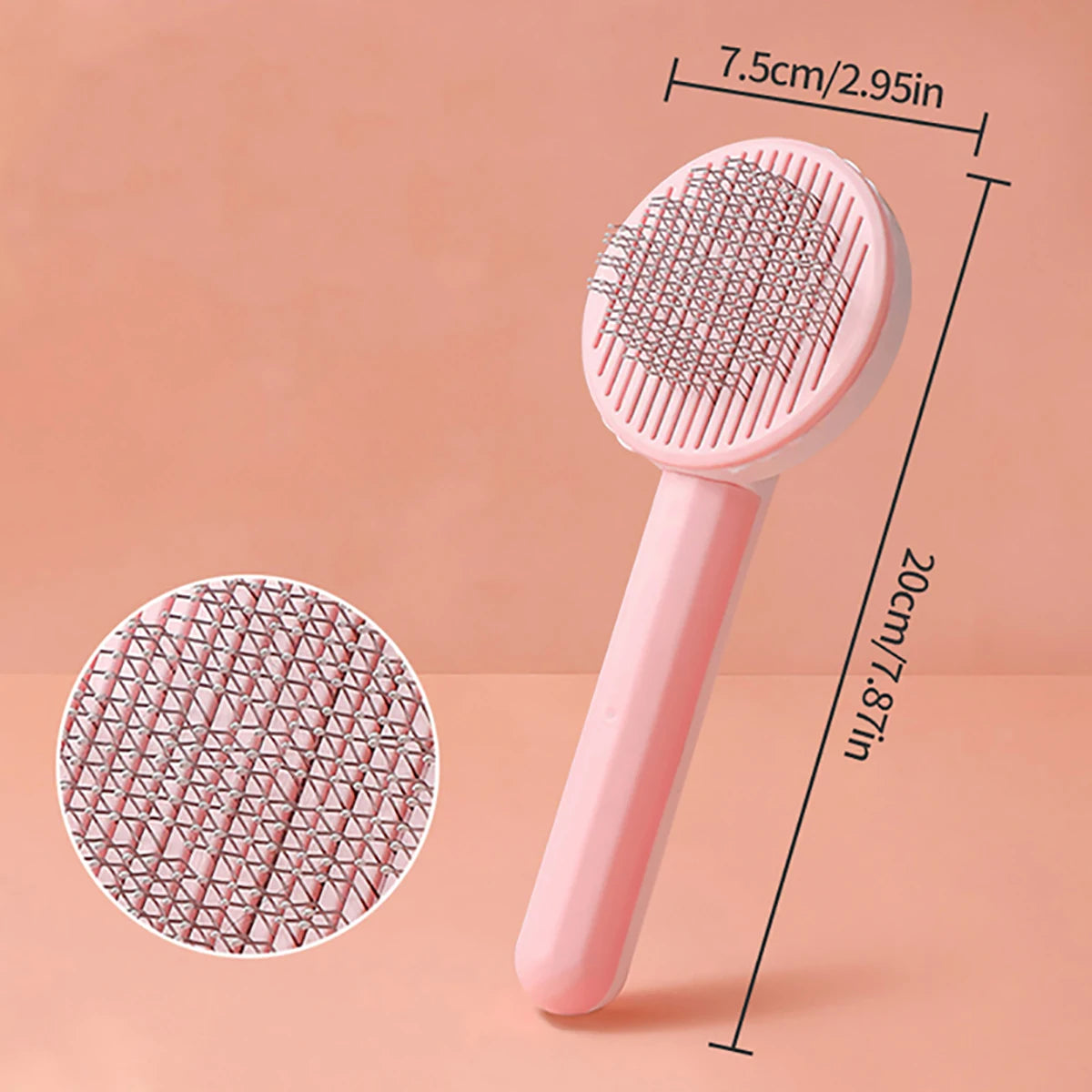 Pet grooming brush