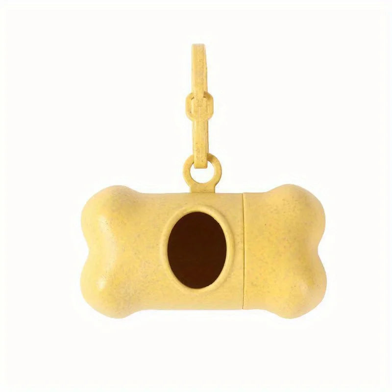 Portable dog poop bag dispenser