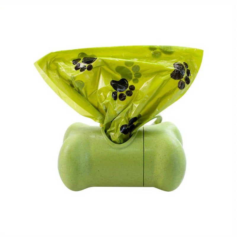 Portable dog poop bag dispenser