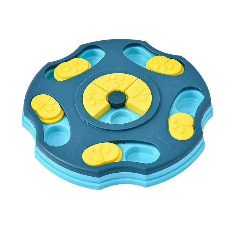 Interactive dog puzzle slow feeder, IQ training and healthy eating toy