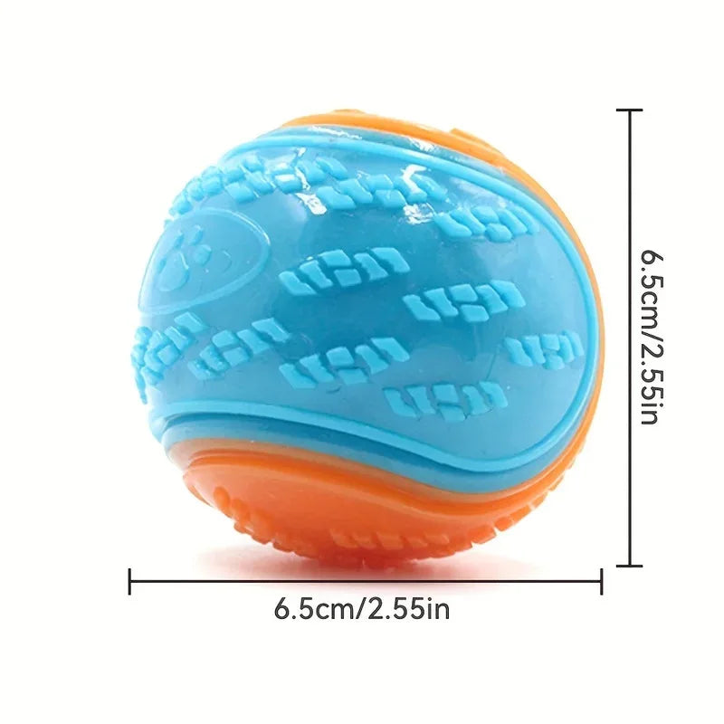 Colourful chew resistant ball