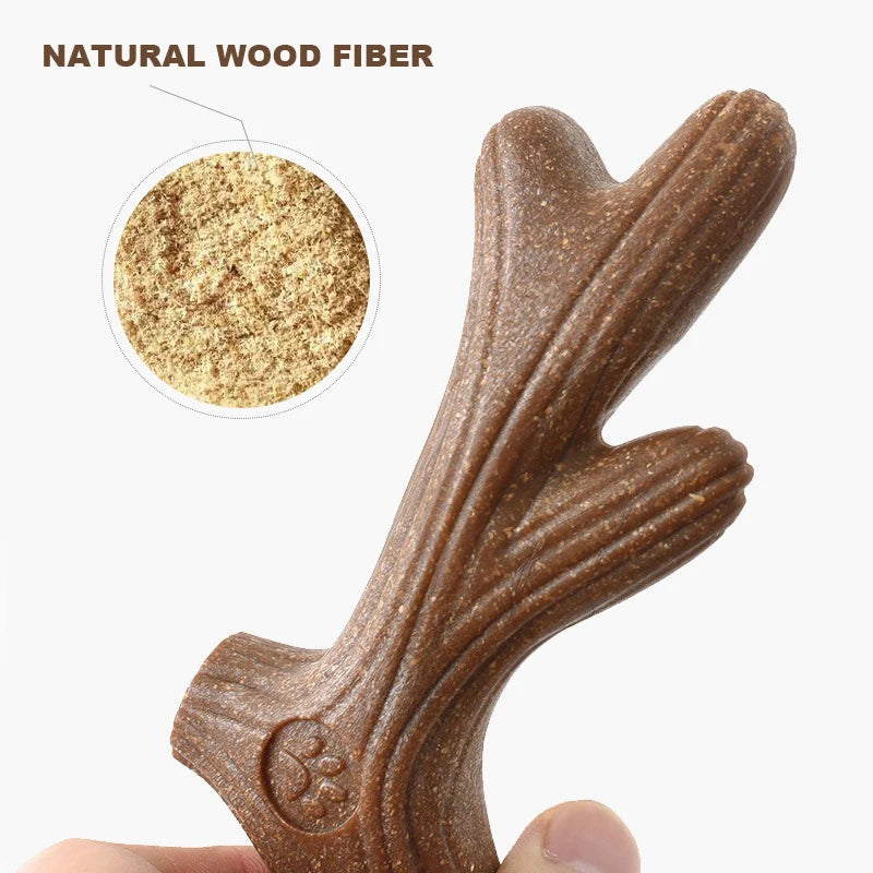 Natural bamboo dog chew toy