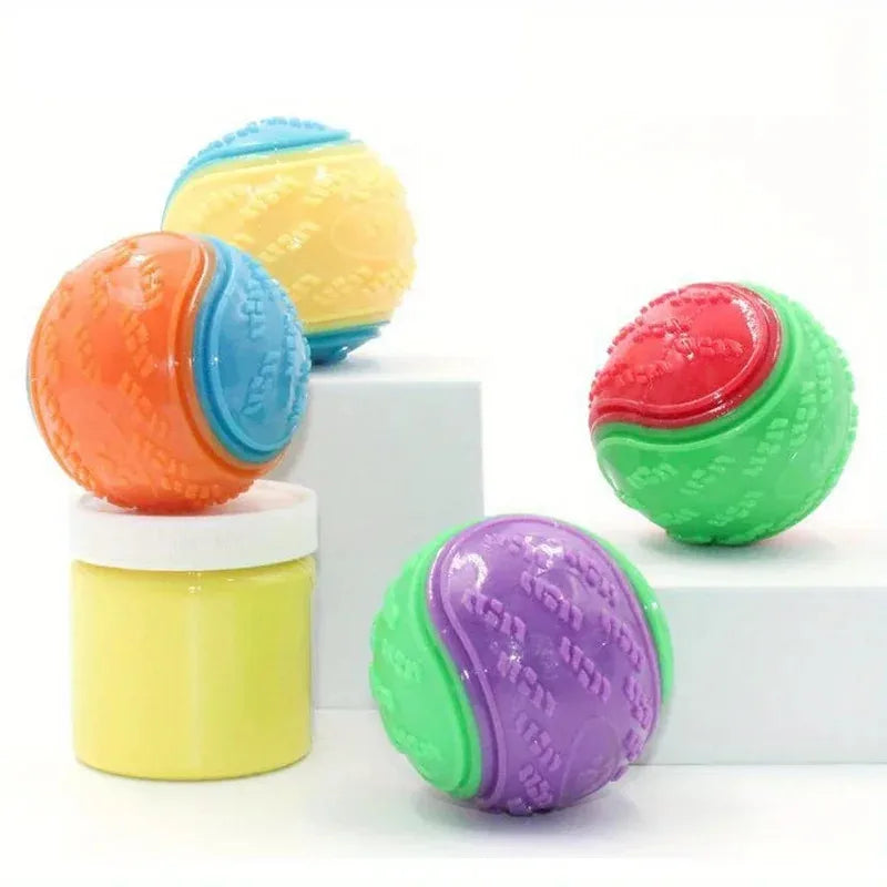 Colourful chew resistant ball