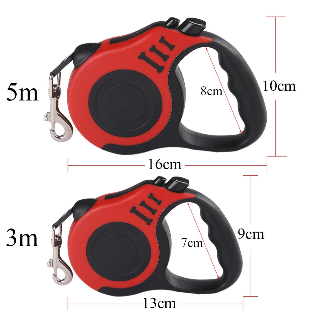 3m and 5m retractable dog lead