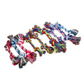 Double knot, cotton rope, dog chew toy, tug and chew toy for dogs