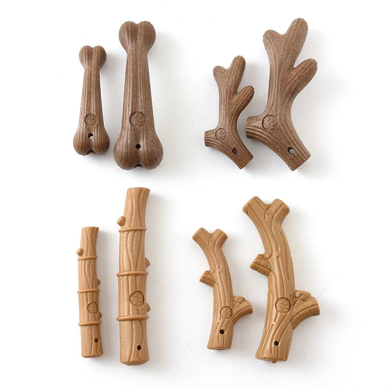 Natural bamboo dog chew toy