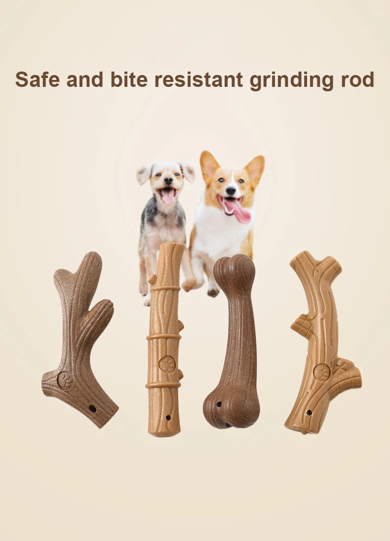 Natural bamboo dog chew toy