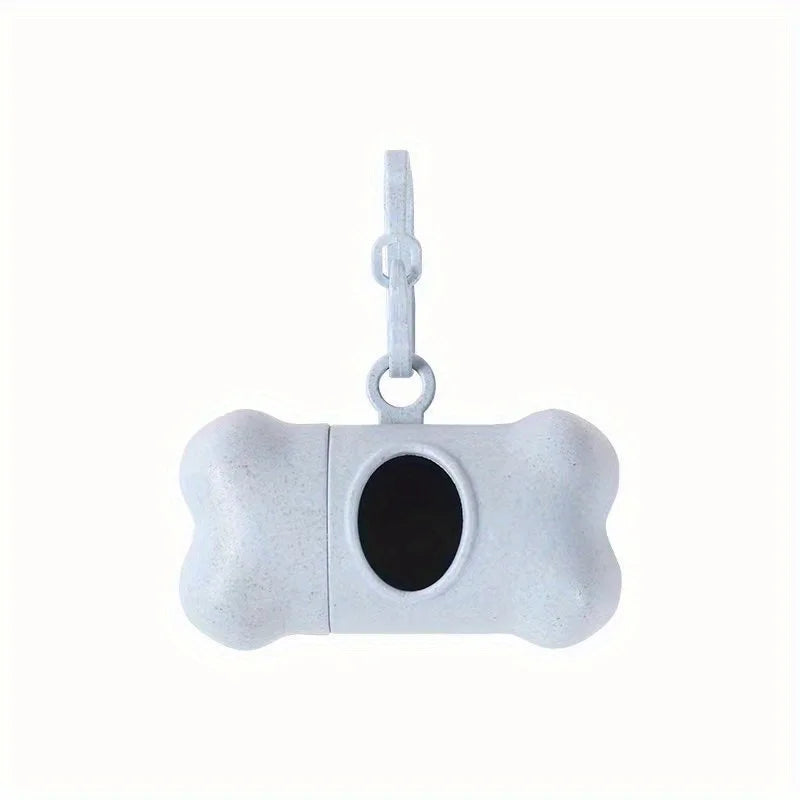 Portable dog poop bag dispenser