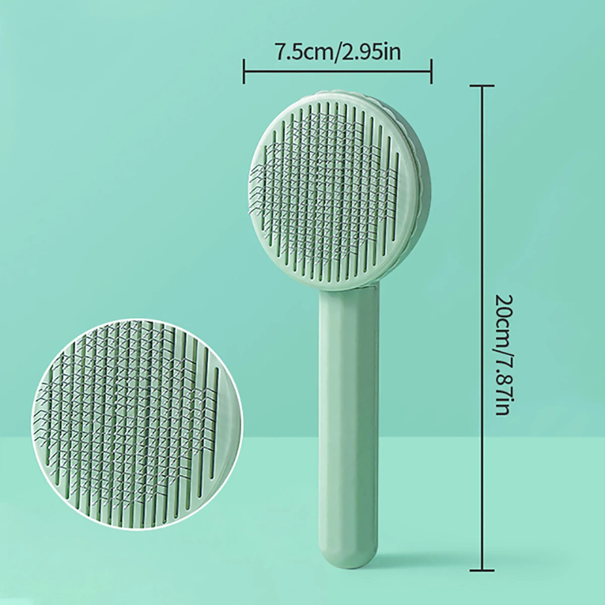 Pet grooming brush
