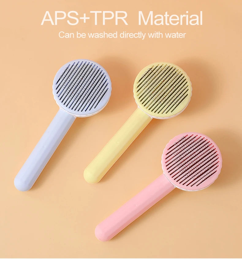 Pet grooming brush